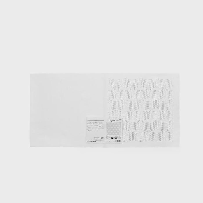 Olympus - Flow Cotton Sashiko Sampler Cloth Ayufish Collection - White