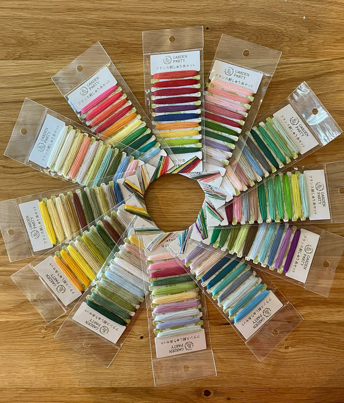 Olympus - "Garden Party" Embroidery Floss 10 Color - Card #4 Tropical