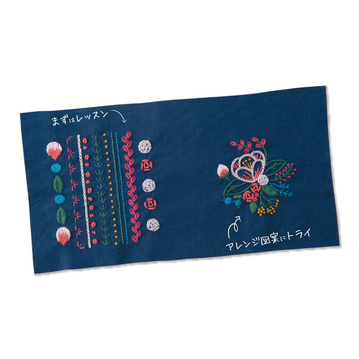 Olympus - Garden Party Series: Level 3 Embroidery Sampler Kit - Blue