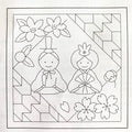 Olympus - Hina Matsuri Cotton Sashiko Sampler Cloth - White