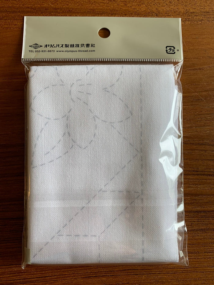 Olympus - Hina Matsuri Cotton Sashiko Sampler Cloth - White