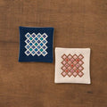 Olympus Japanese kogin kit Square Coasters te to hari box design #B