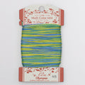 Olympus - Multi Color Mix No.25 Cotton Embroidery Floss 12m Card - M3 Green Yellow Blue