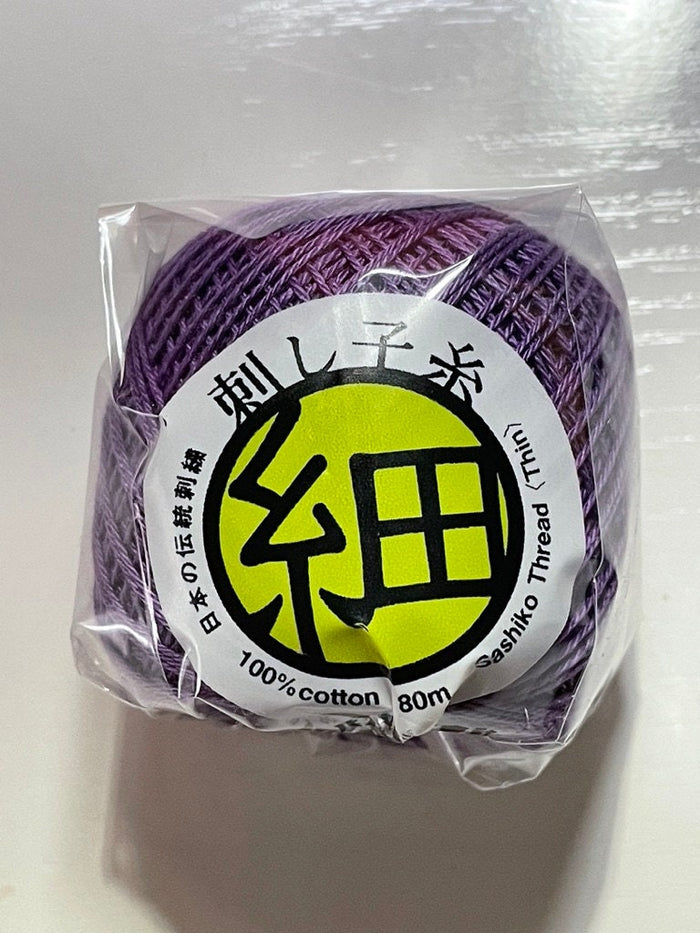 Olympus - Thin Cotton Sashiko Thread 80m Ball - Violet