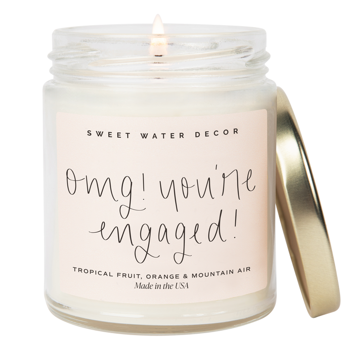 OMG! You're Engaged! Soy Candle