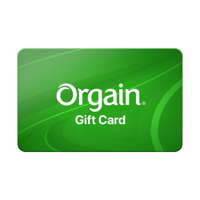 front of Orgain.com Gift Card