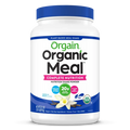 Front of Organic Meal Powder - Vanilla Bean  Flavor in the 2.01lb Canister Size