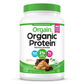 Front of Organic Protein Plant Based Protein Powder - Chocolate Peanut Butter  Flavor in the 2.03lb Canister Size