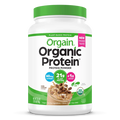 Front of Organic Protein Plant Based Protein Powder - Iced Coffee  Flavor in the 2.03lb Canister Size