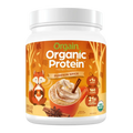 Front of Orgain Organic Protein Powder in the pumpkin spice flavor