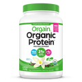 Front of Organic Protein Plant Based Protein Powder - Vanilla Bean Flavor in the 2.03lb Canister Size