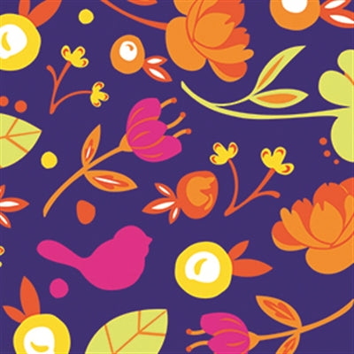 Parakeet guest towel — colorful entertaining and hostess gift
