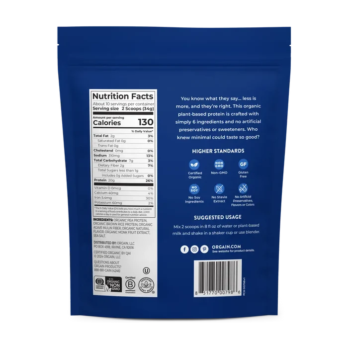 Perfect Blend Plant Protein Powder - Vanilla