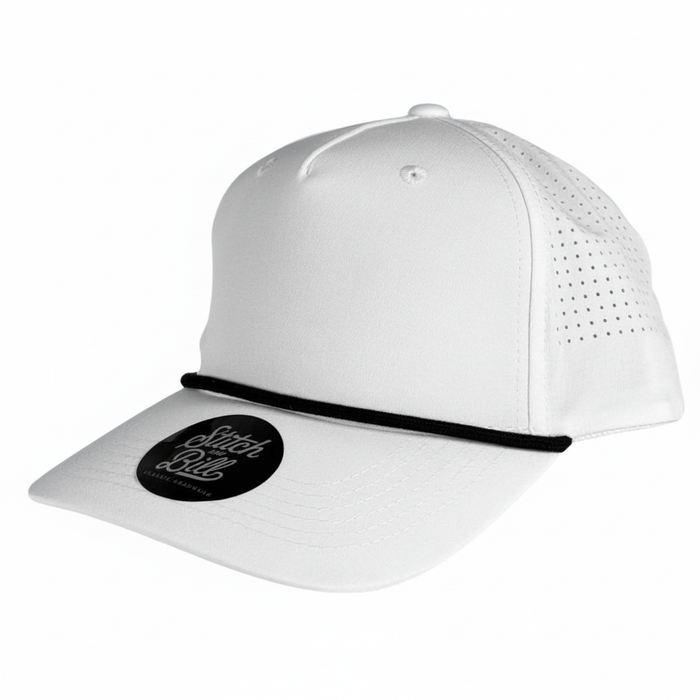 Performance 5 Panel Rope Baseball Cap Air Flow Men Women