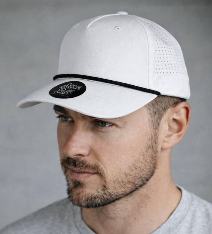 Performance 5 Panel Rope Baseball Cap Air Flow Men Women