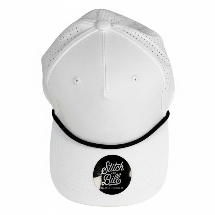 Performance 5 Panel Rope Baseball Cap Air Flow Men Women