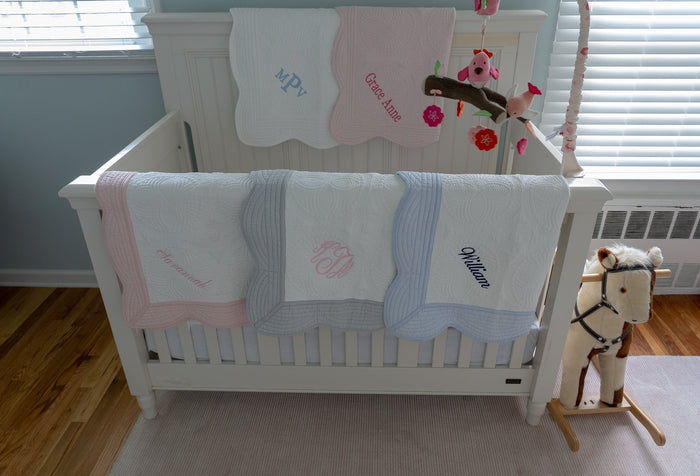 Personalized baby quilt — alternate pattern view