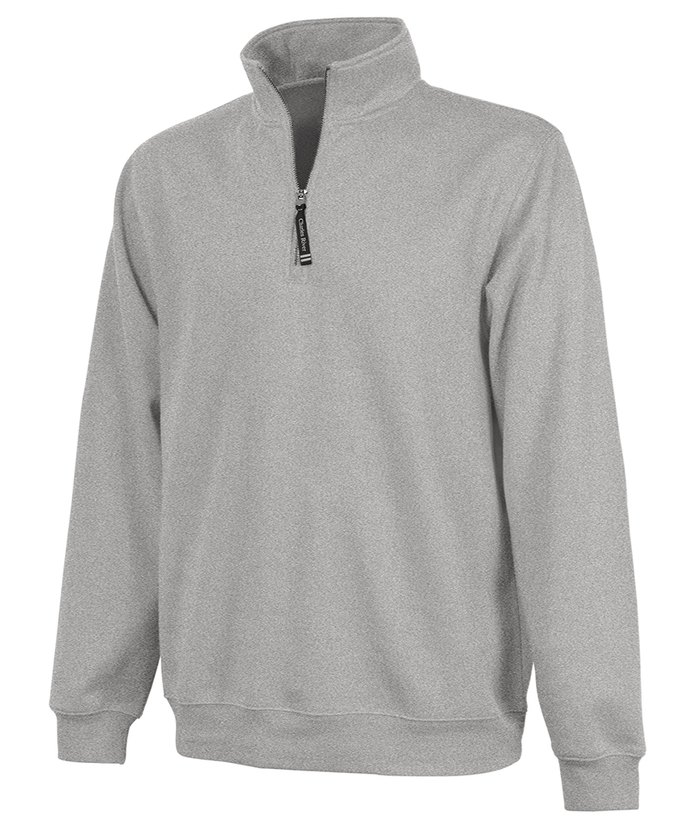 Personalized Charles River Crosswind quarter zip sweatshirt — embroidered monogram, gift for her