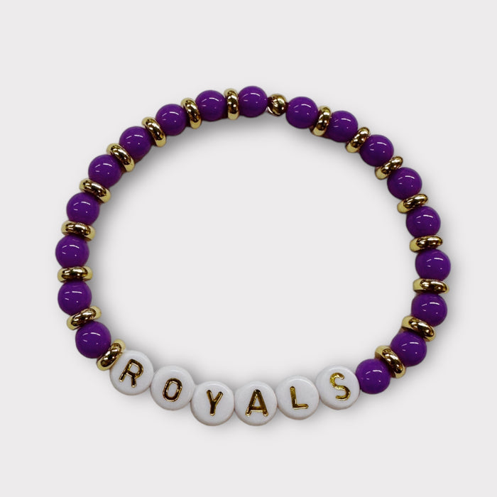 Personalized College Beaded Bracelets