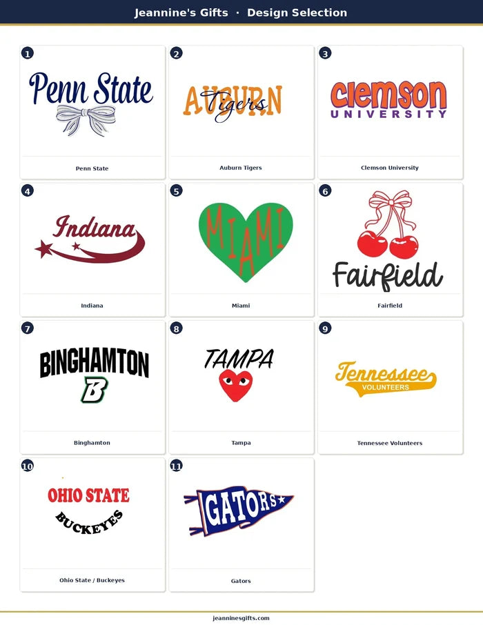 Personalized College Pillow