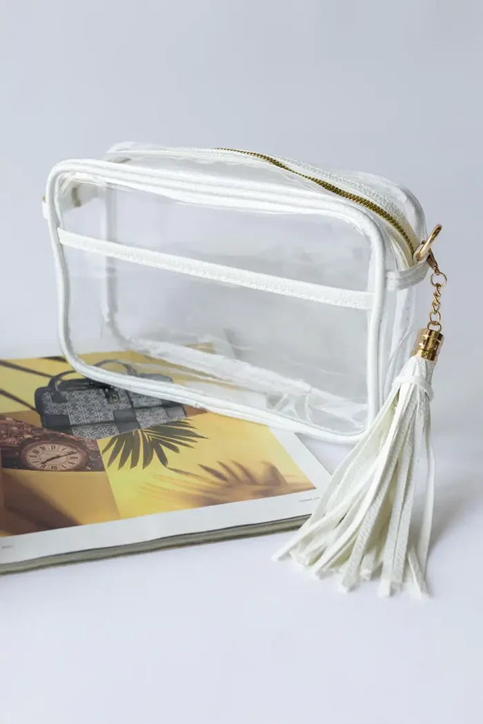 Personalized Game Day Clear Crossbody Bag