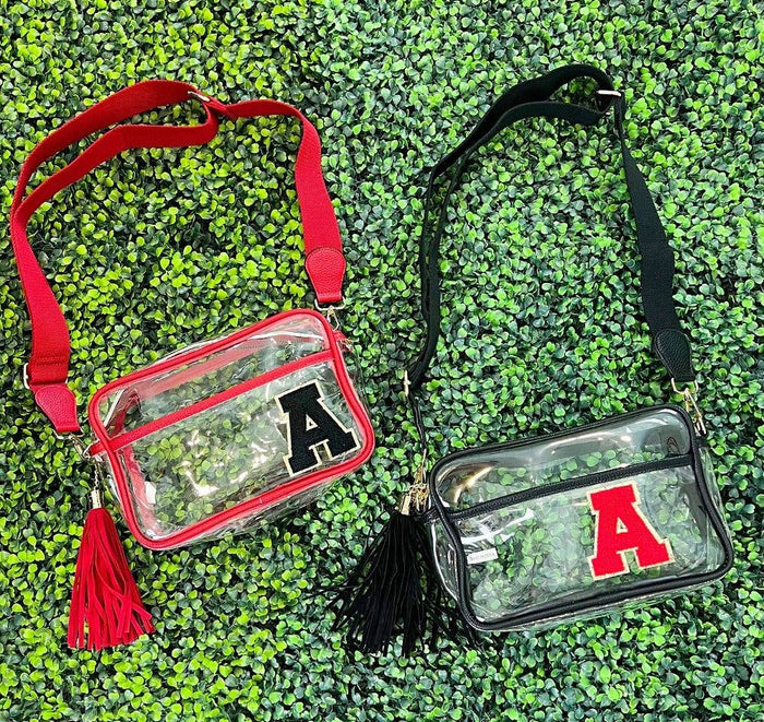 Personalized Game Day Clear Crossbody Bag