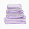 Personalized Lilac Seersucker Stacking Set