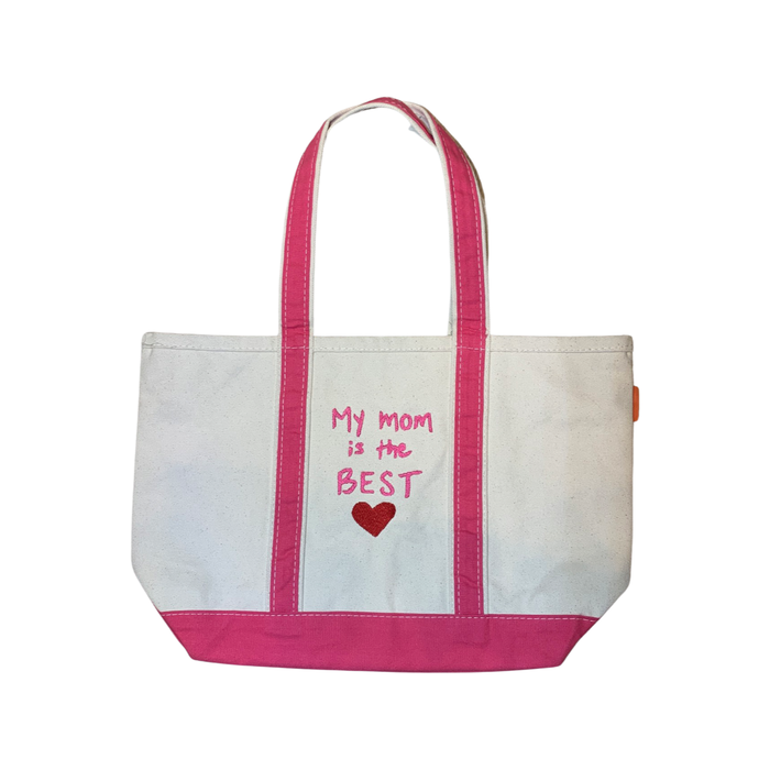 Personalized medium boat bag — embroidered name or monogram, beach and travel gift