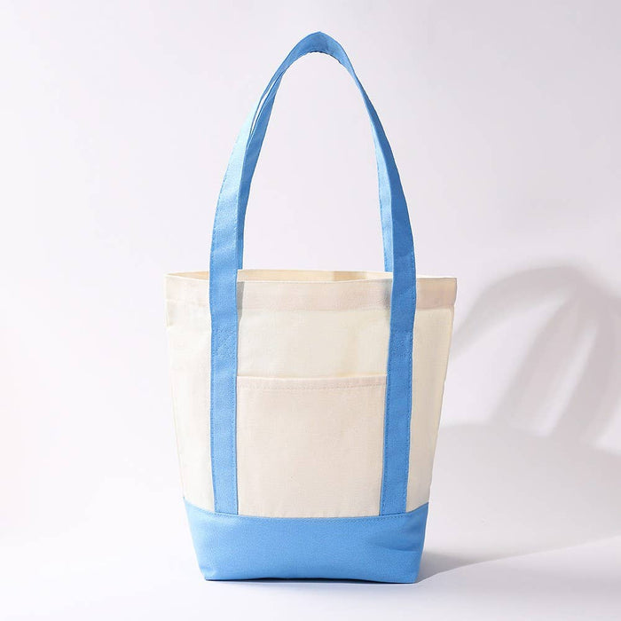 Personalized Medium Cotton Canvas Shoulder Tote Bag | 40P612