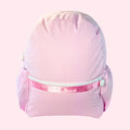 Personalized Pink Preppy Stripe ~WIPEABLE~Medium Backpack w/ Pockets