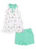Polo Tennis Dress with Cartwheel Short
