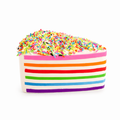 Rainbow Cake Squishy – Slow Rising Sensory Stress Toy- reorder 5/15
