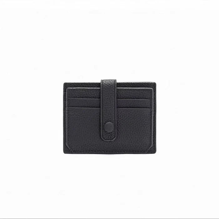 Real Genuine Leather Pebble Cardholder