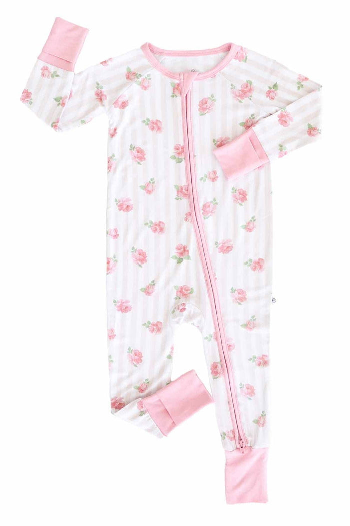 Rosy & Cozy Convertible Zip Romper