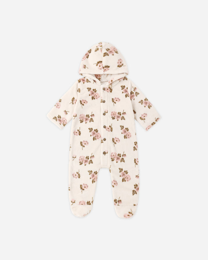 Rylee & Cru Fleece Jumpsuit Rose Garden