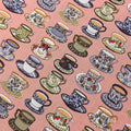 Senyo - Afternoon Tea Cotton Fabric - Pink
