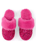 Sequin Valentine Slippers