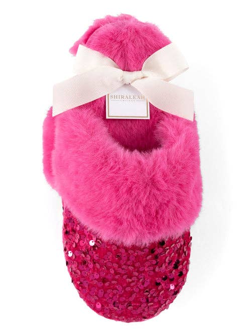 Sequin Valentine Slippers