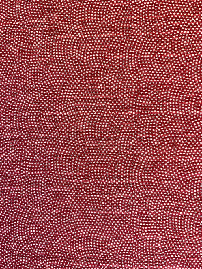 Sevenberry - Double Sided Dragonfly and Same-Komon Cotton Shantung - Pink Red