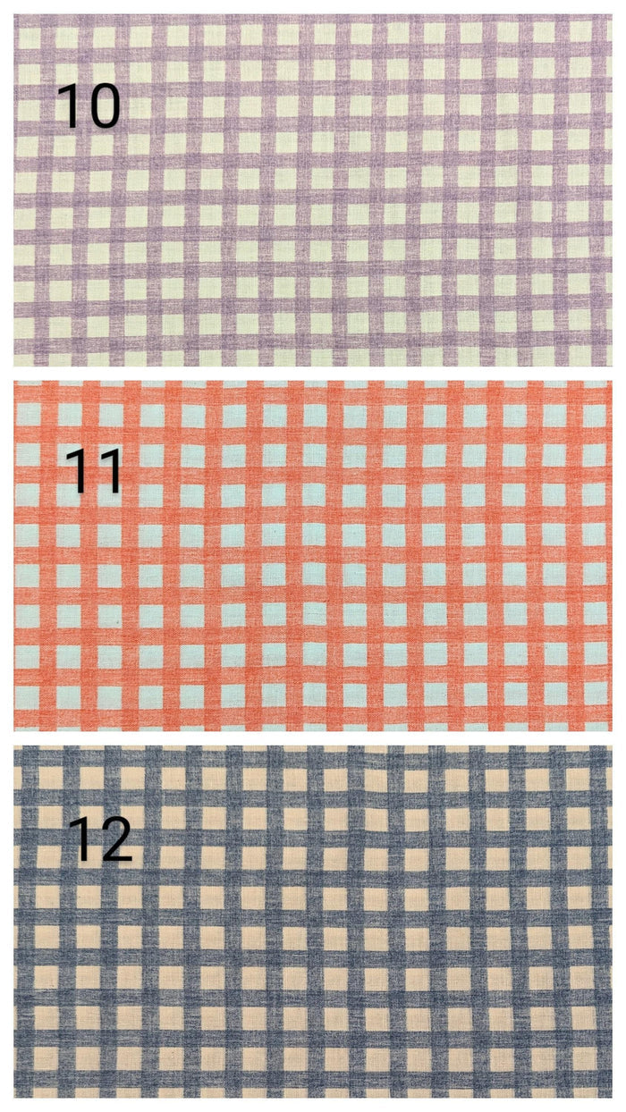 Sevenberry - Gingham Cotton Double Gauze - Red
