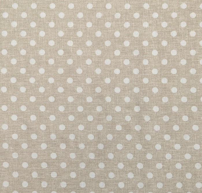 Sevenberry - Medium Polka Dot Cotton Double Gauze - Doe Brown