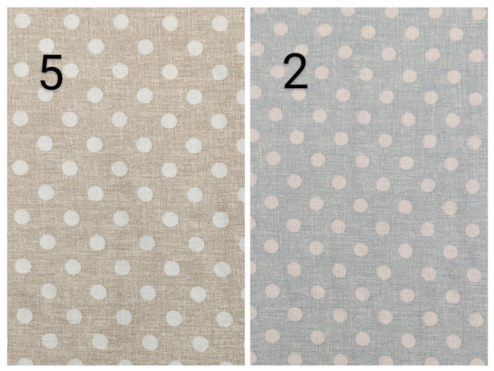 Sevenberry - Medium Polka Dot Cotton Double Gauze - Doe Brown