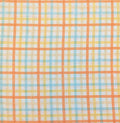 Sevenberry - Plaid Cotton Double Gauze - Orange Yellow Blue