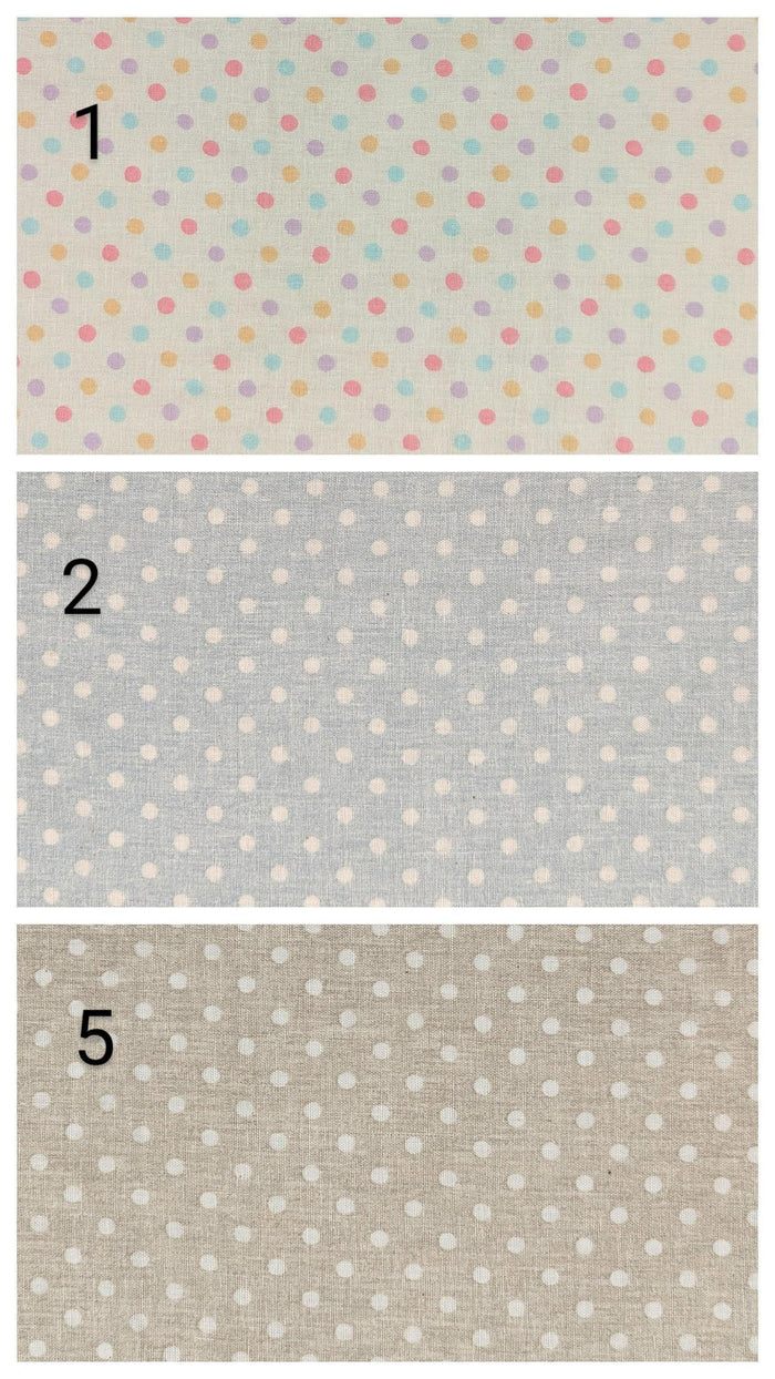 Sevenberry - Small Polka Dot Cotton Double Gauze - Baby Blue