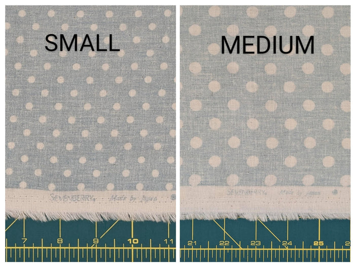 Sevenberry - Small Polka Dot Cotton Double Gauze - Baby Blue