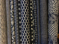 Sevenberry - SWATCHES 30-Piece Cotton Fabric - Navy Blue Beige