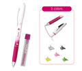 Sewline - 0.9mm Washable Fine Point Mechanical Pencil for Fabrics - Assorted Colors