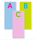 Shadow Style Initial Skinnie Notepad