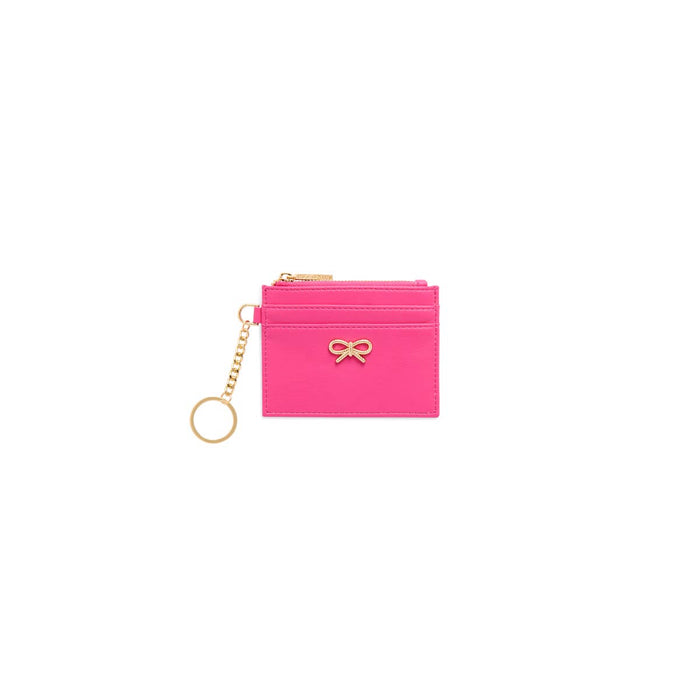 Shiraleah Bow Card Case/Key Ring - Pink