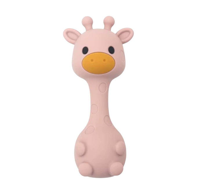 Silicone Giraffe Rattle